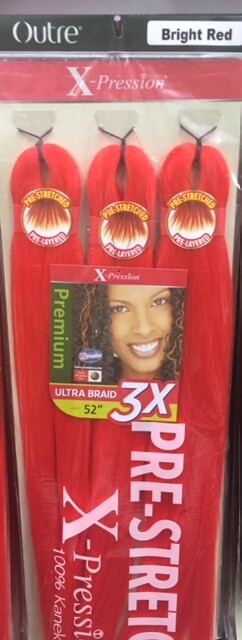 Xpression Braiding Hair In Red Super Braid Xpression 4500 Naira