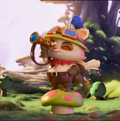 League of Legends Teemo フィギュア Anime LOL League of Legends Teemo Smart Figure Blind Box