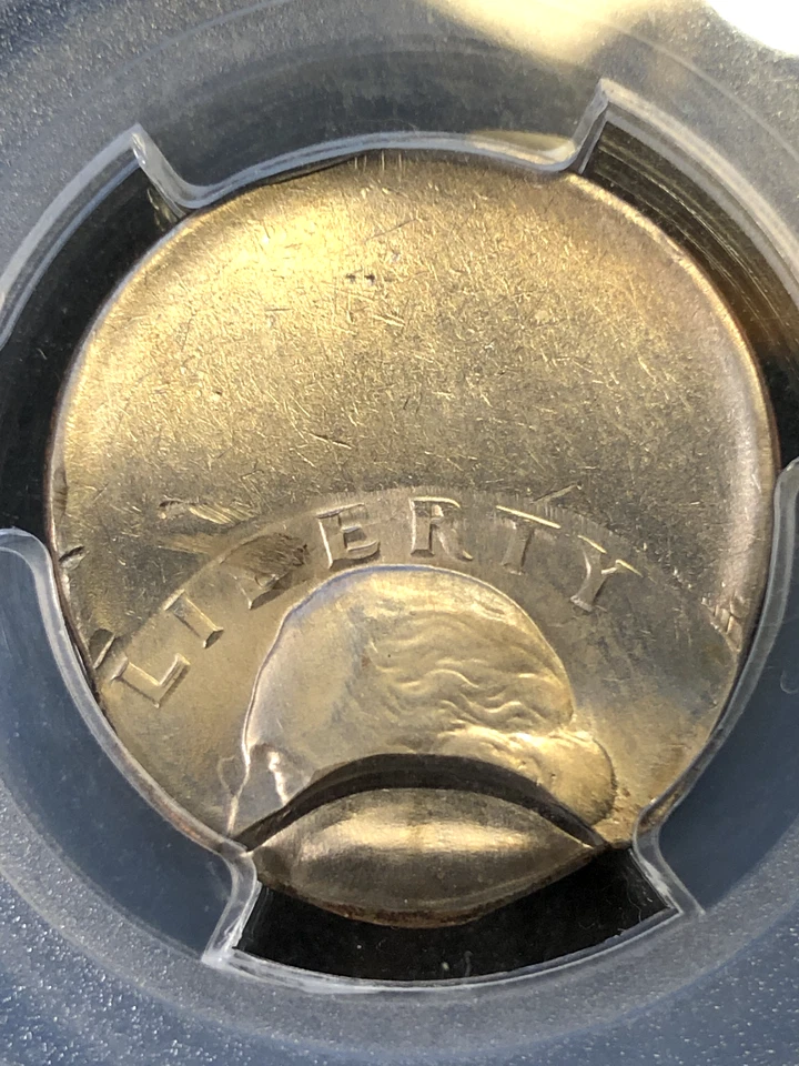 🔥DOUBLE 🔥 MINT ERROR PCGS MS63! 1965? QUARTER 60% OFF CENTER 🔥INDENT TOO 🔥 - Image 3 of 4