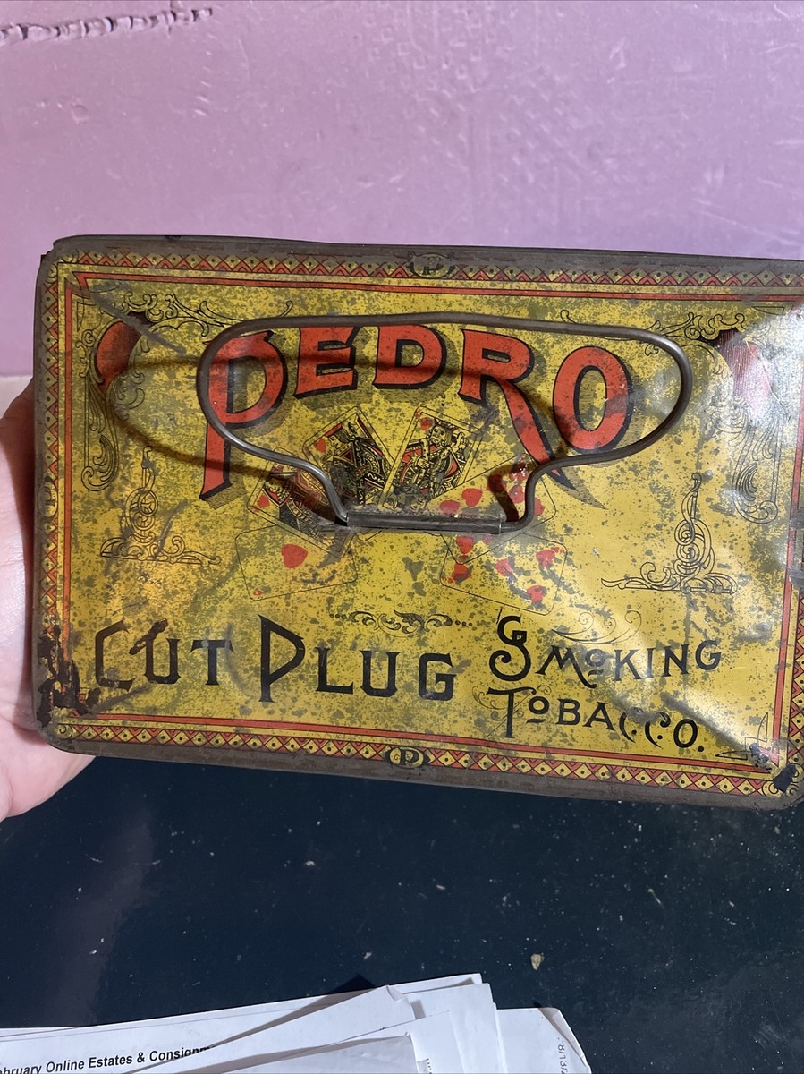 PEDRO Cut Plug Smoking Tobacco ブリキ缶 USA