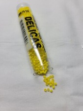 Miyuki Delica 11/0 - Opaque Matte Yellow - 7.5 grams DB0751