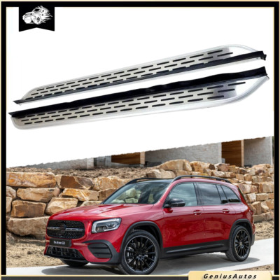 Running Boards Side Steps Nerf Bars Pedal Fits For Benz GLB 2020-2023