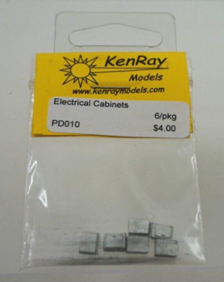 NOS KenRay Models (6) ELECTRICAL CABINETS N Scale Accessories - PD010