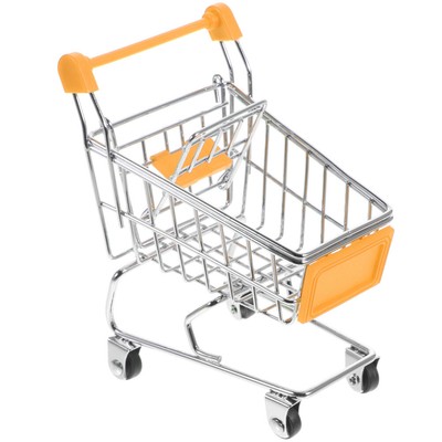  Mini-Cart-Aufbewahrungskorb Mini-Einkaufswagen-Organizer Büro