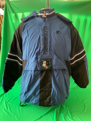 vintage timberwolves jacket
