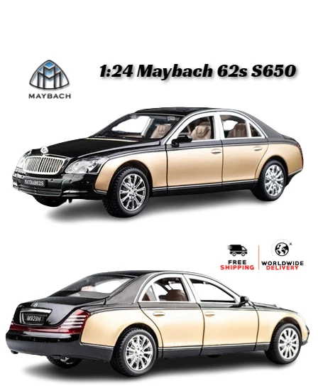 1:24 Maybach 62s S650 Classic Luxury Model Car - Image 3 of 4