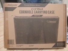 GoSports Premium Cornhole Carrying Case Regulation or Tailgate Size , Black 