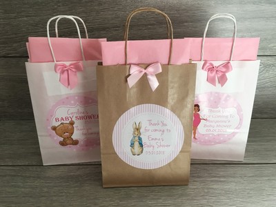 personalised baby shower bags