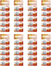Paquete de 40 pilas CR2032 de botón de litio de 3 V para dispositivos electrónic