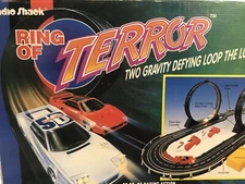 Slot car Race Car Track Set Ring of Terror #60-2507 Complete set radio shack