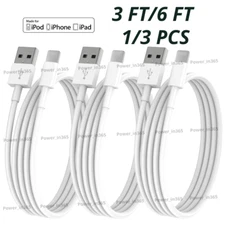 USB Charger Cable Data Charging Cord For iPhone 14 13 12 11 Pro XS XR X 8 7 6 SE