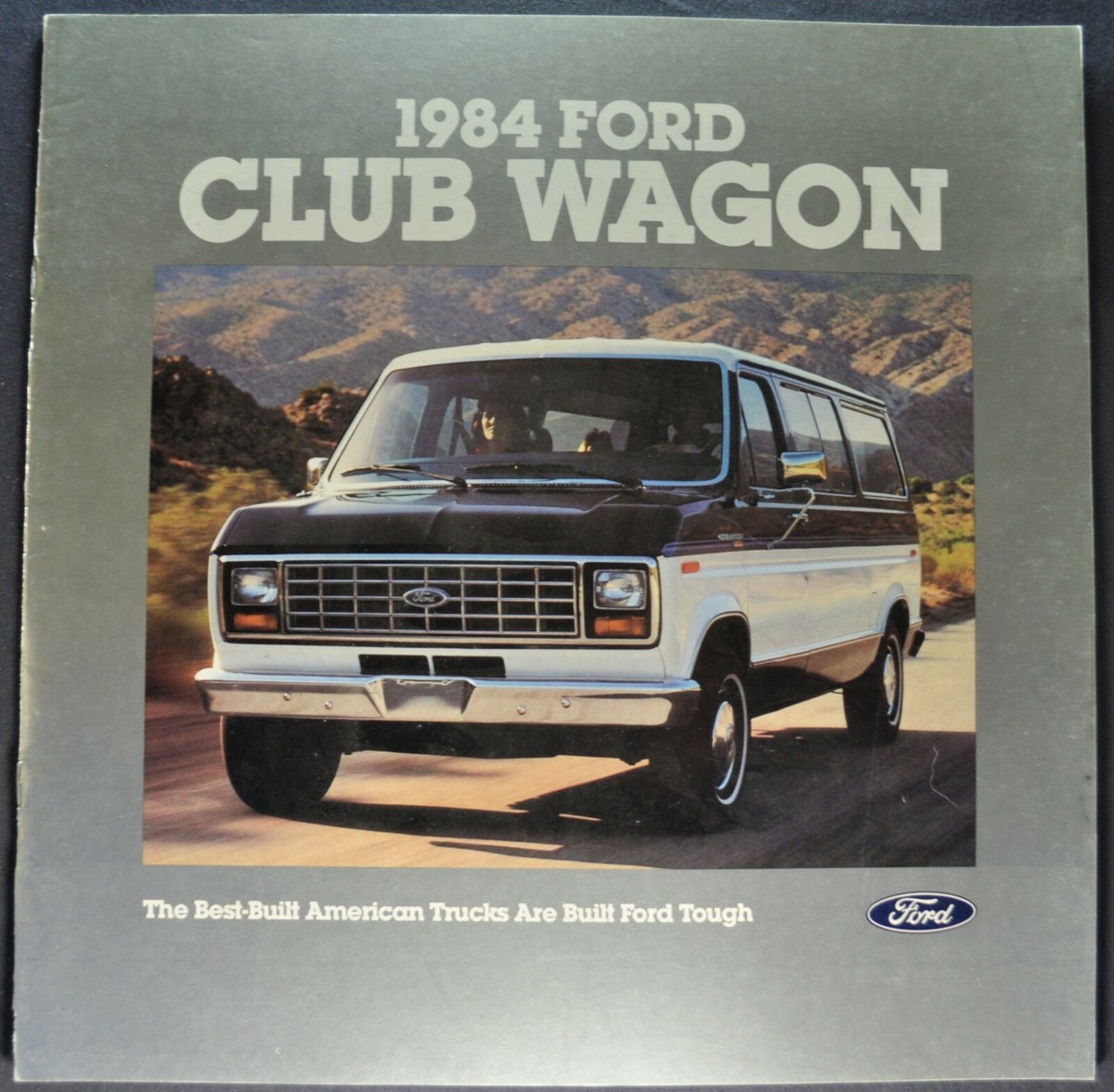1984 Ford Club Wagon Van Truck Brochure XL XLT Super Wagon