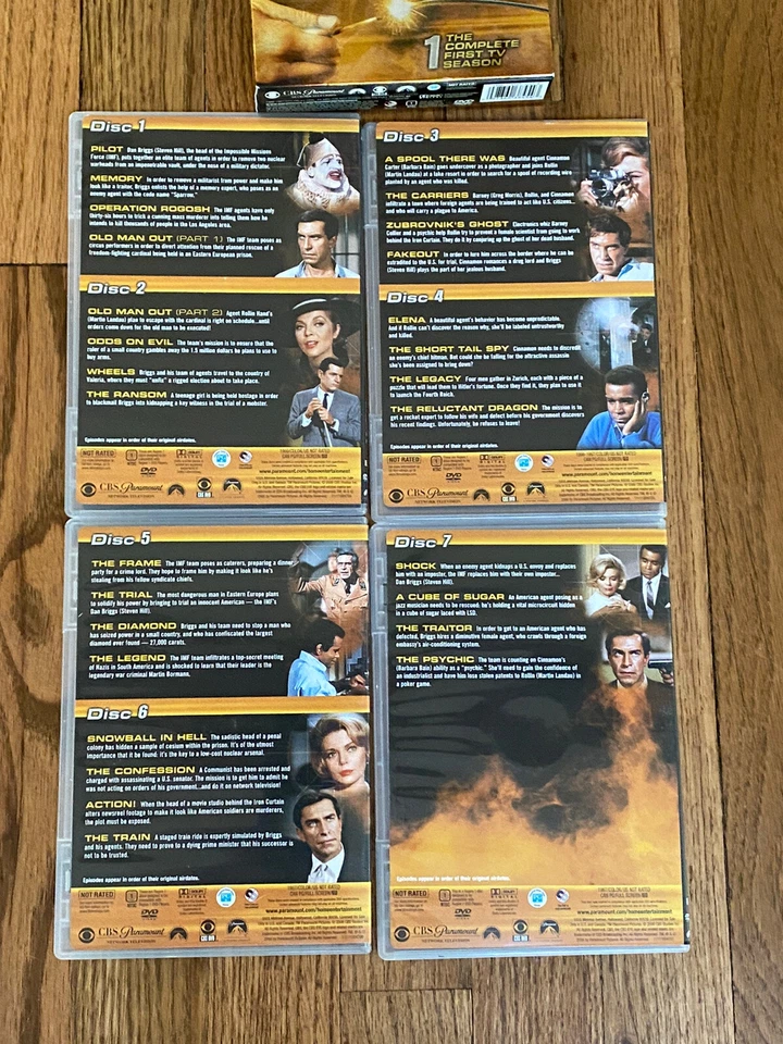 Mission: Impossible The Complete First Season (DVD, 2006, 7-Disc Set) Fast Ship - Image 3 of 4