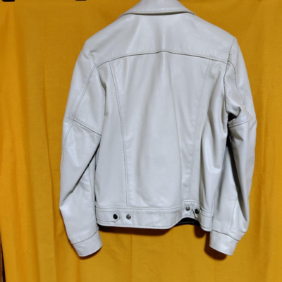 Schott Leather Tracker Jacket White 34 from Japan | eBay