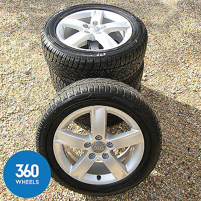 ③Audi　タイヤ Genuine Audi A3 16 5 Spoke Alloy Wheels Dunlop Sp Sport Winter