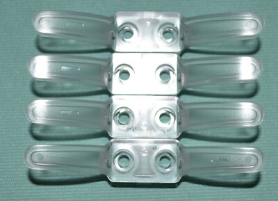 Any Blind Cord Cleats 2 Packs Of Roller Blind Cord Cleats (8 Total) - Keep Blind Cords Safe From Children No Screw Blinds - Foto 2