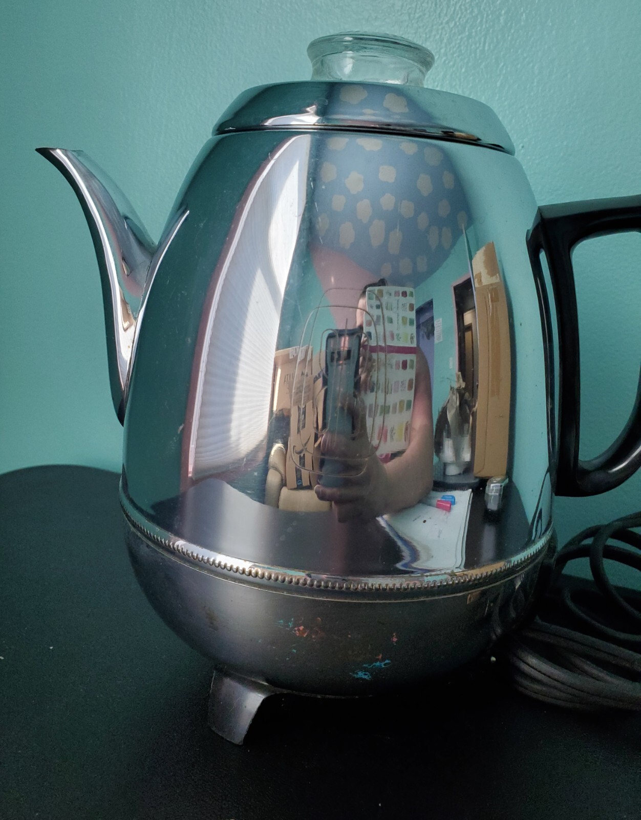 Vtg General Electric GE Electric Pot Belly Coffee Percolator 18P40 eBay