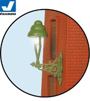 Viessmann H0 6013 Gas-Wandlaterne GrüN - Neu + Ovp