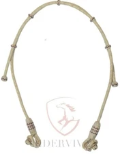 Natural Bosal Hanger, Bosal Hanger Hand Braided Natural &Chestnut Cherry Weaving