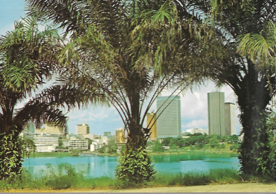 Abidjan, Elfenbeinküste (Elfenbeinküste) - Ansicht - Postkarte um 1970