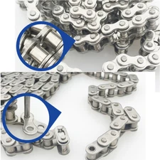 04C-16A 304 Stainless Steel Simplex Roller Chains 1-1.524m Transmission Chain