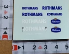 ANTIQUE/OLD DECALS 1/43 ROTHMANS LOGOS - CARPENA DCC29