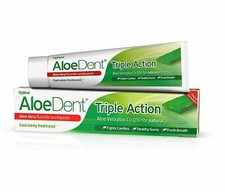Aloe Dent Triple Action Toothpaste with Fluoride - 100ml (Pack of 4) 201.80 per litre