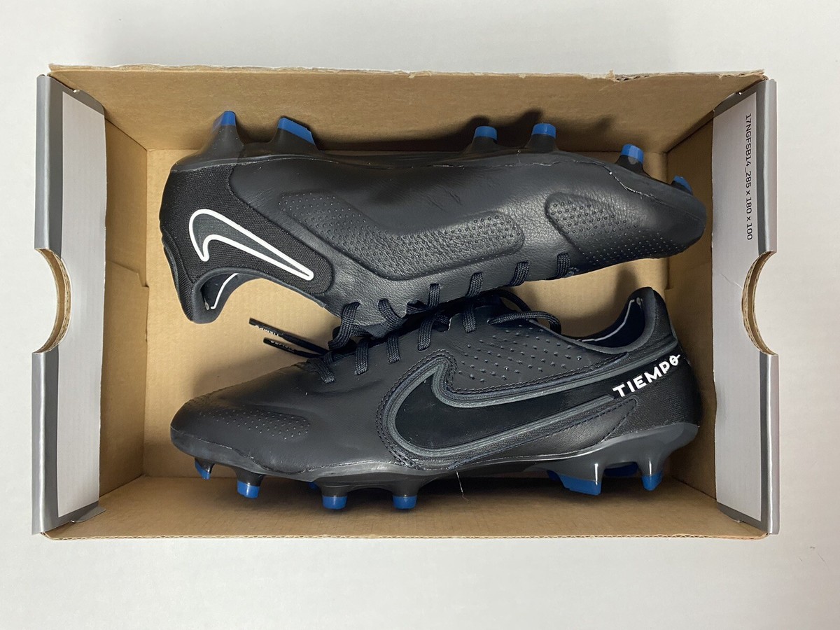 Nike Legend 9 Elite FG Black Blue Dark Smoke Grey CZ8482-001