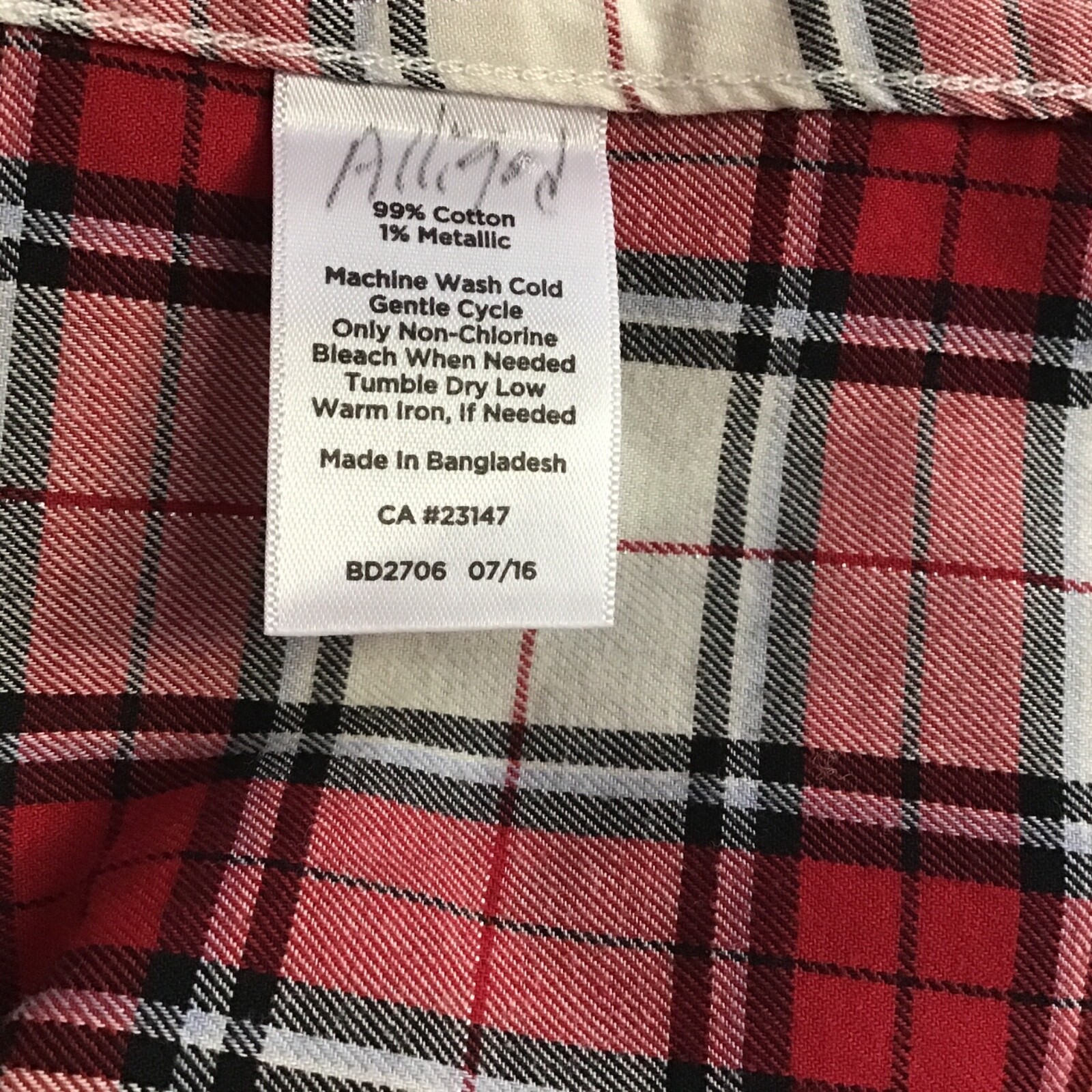 Talbots Check Plaid RuffleButton Down Blouse Wome… - image 9