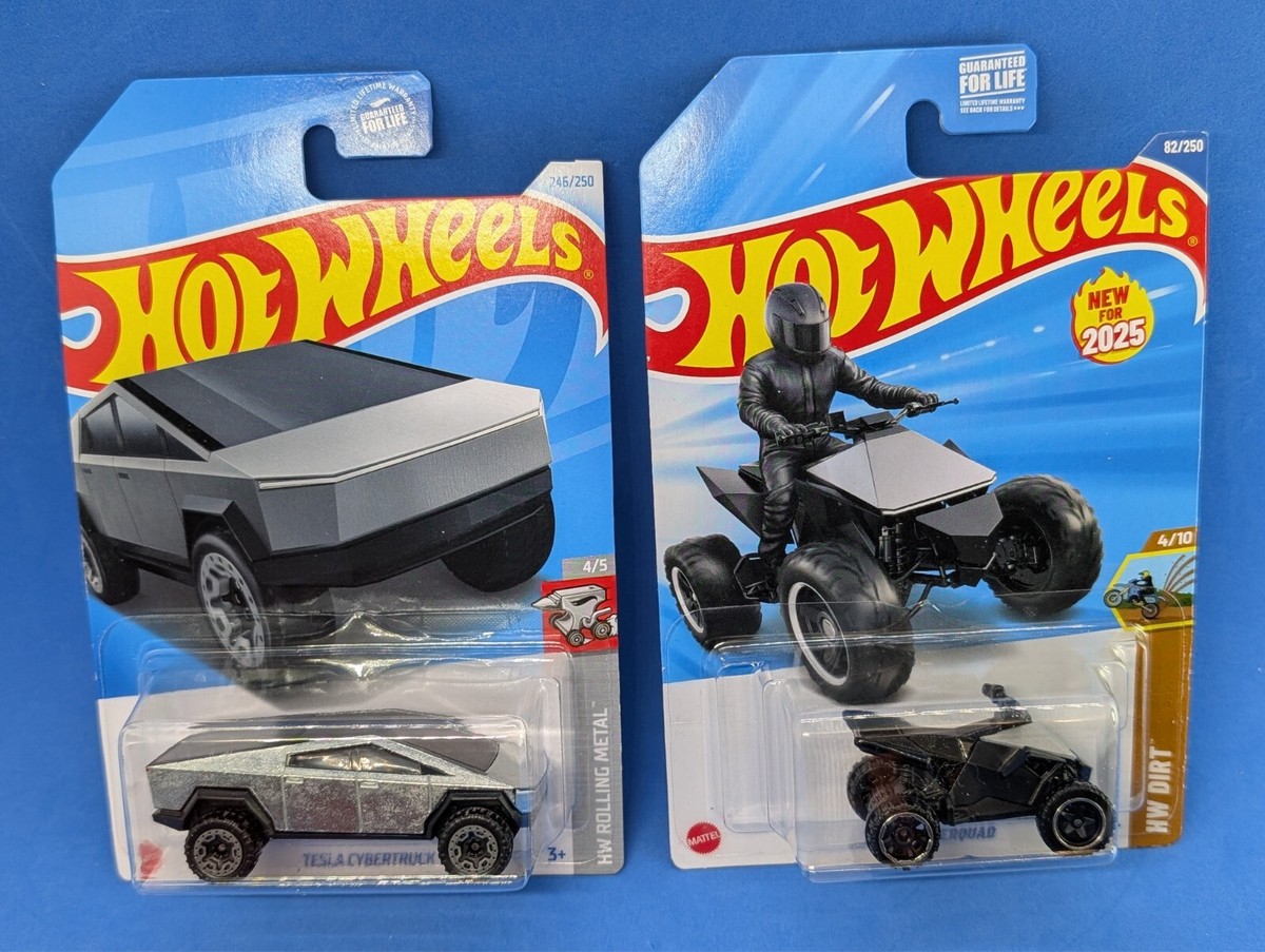 Hot Wheels EV Electric Vehicles Cybertruck Cyberquad RC Hot Wheels EV Electric Vehicles Cybertruck Cyberquad RC