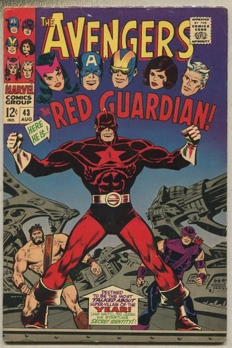 Avengers #43 (1967) 1st Appearance of Red Guardian (Shostakov) FN [Marvel] SA