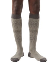 Missoni Taupe Mens Chevron Dress Socks-M