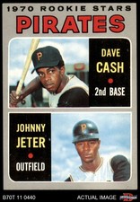 1970 Topps #141 Dave Cash / Johnny Jeter Pirates RCs RC 6 - EX/MT