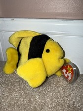 TY Beanie Baby "Bubbles" the Fish 1995