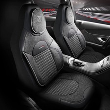 Sitzbezüge (Pilot) passend für Renault Espace in Grau mit Rückentasche