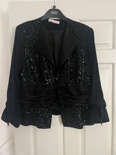 ANOUSHKA G couture sequin dress and jacket - size 18