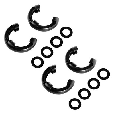 Rugged Ridge 11235.40 7/8'' Black D-Ring Isolator Kit