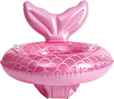 2023 New Mermaid Baby Swimming Pool Floats,Inflatable Pool Swim Ring with Seat a