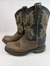 Ariat Kids Workhog Medium Wide Square Toe Brown Boots 10021452 Size 11.5 No Box