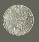 1880 Morgan Silver Dollar Coin 0.9 Fineness $1 United States