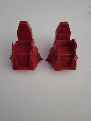 1986 Terror Drome GI Joe Command Console Chair Seat Set Of 2