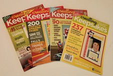 Creating Keepsakes Magazine Lot of 4 Various Issue Dates Scrapbook Idea Books