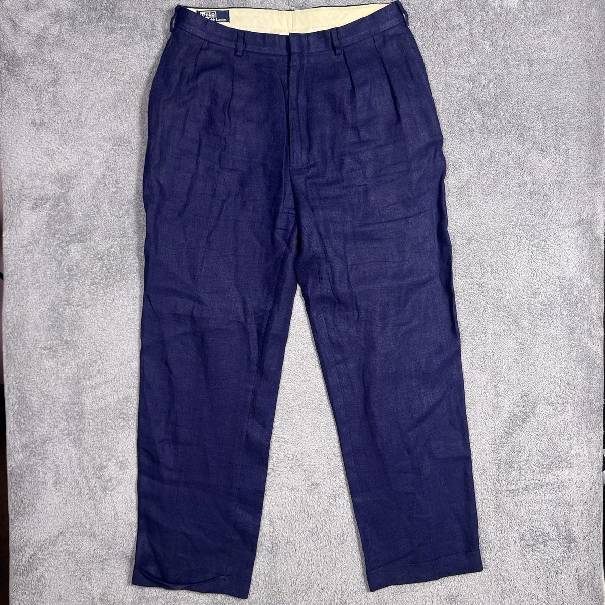 Polo Ralph Lauren Pleated Linen Pants for Men for sale | eBay