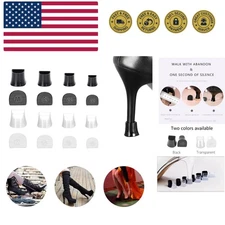 High Heel Protectors 8 Pairs Heel Repair Caps Covers & Heel Stoppers 4 Sizes ...