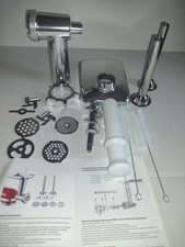 KitchenAid - Metal Food Grinder Attachment - Silver Color