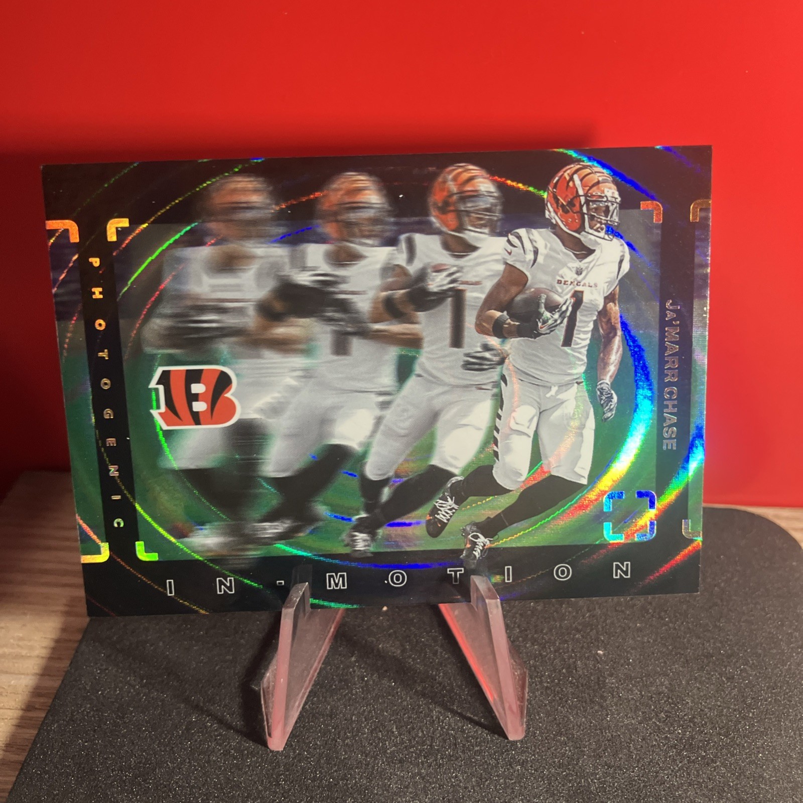 2024 Panini Photogenic Ja'Marr Chase In Motion SSP Case Hit Cincinnati Bengals
