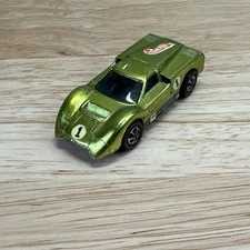 Vintage Hot Wheels REDLINE 1967 Ford J Car Lime Antifreeze Very Nice
