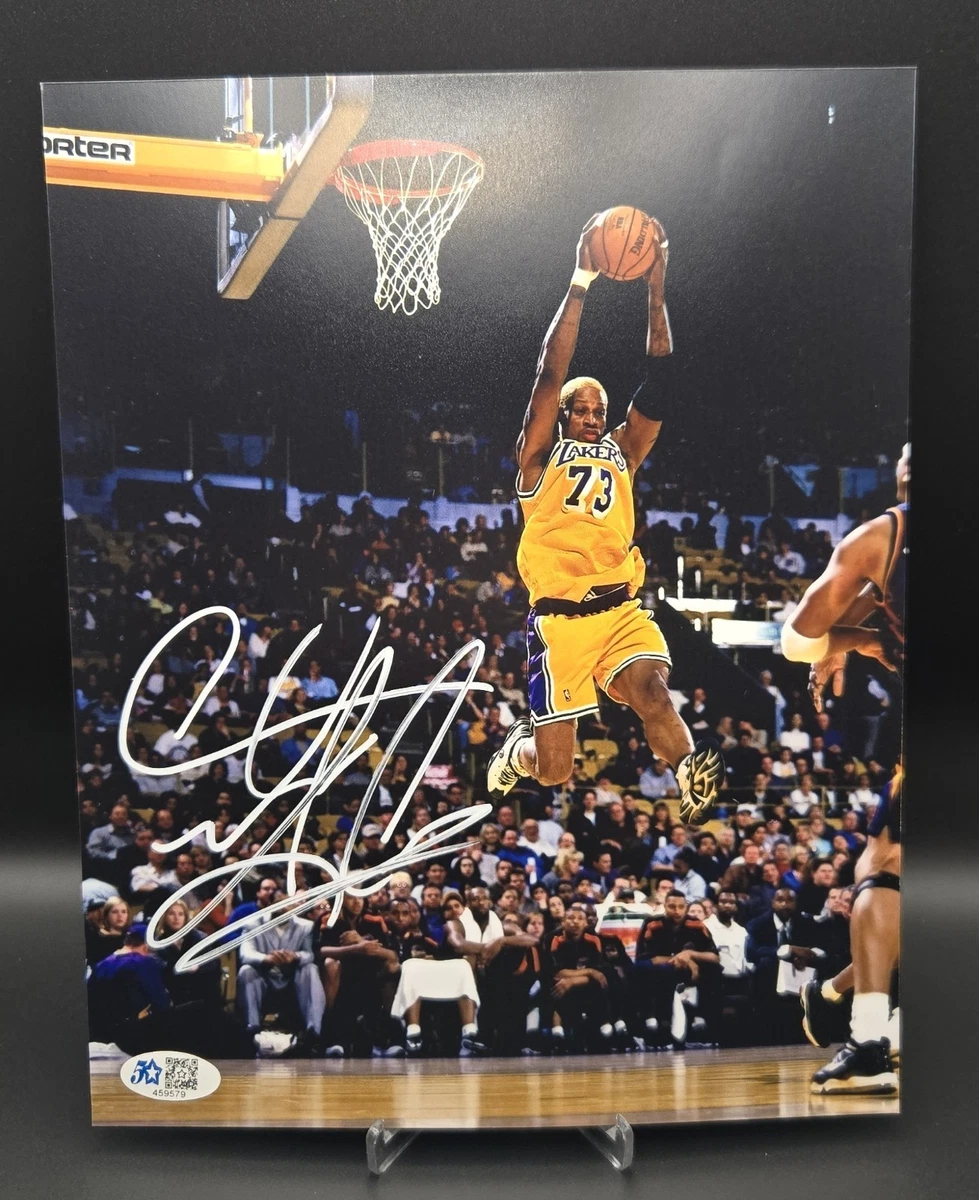 Dennis Rodman Los Angeles Lakers NBA Original Autographed Items