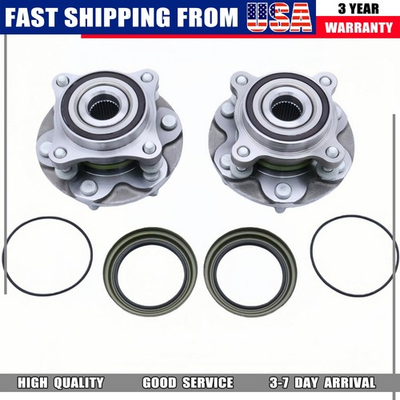 #ad #ad Pair Front Wheel Hub Bearing For 2005 2006 2007 2023 Toyota Tacoma 4WD 6 Lugs $100.79