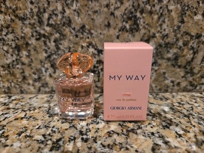 Giorgio Armani My Way Ylang EDP Mini Splash 7ml 0.23oz NEW NIB Travel Perfume